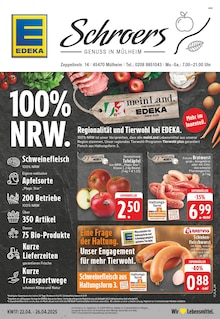 Aktueller EDEKA Prospekt "Aktuelle Angebote" für Mülheim (Ruhr) Aktueller EDEKA Prospekt für Mülheim (Ruhr) mit Seiten