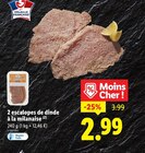 2 escalopes de dinde à la milanaise - L'Etal du Volailler en promo chez Lidl 2 escalopes de dinde à la milanaise - L'Etal du Volailler dans le catalogue Lidl
