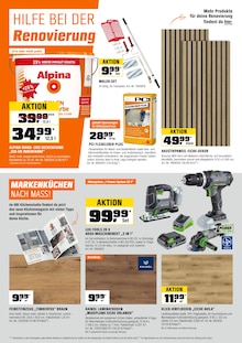 Alpina im aktuellen OBI Prospekt (Augsburg) Alpina im OBI Prospekt "BIBERSTARKE ANGEBOTE" mit 22 Seiten (Augsburg)