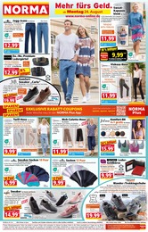 Damenbekleidung im Norma Prospekt Damenbekleidung im Norma Prospekt "Mehr fürs Geld" auf Seite 1
