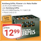 Aktuelle Radler Angebote bei GLOBUS in Saarbrücken Aktuelles UrPils Angebot bei GLOBUS in Saarbrücken ab 12,99 €