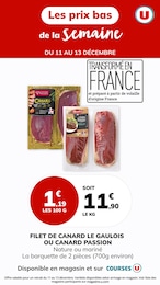 Catalogue Supermarchés de U Express à Bagnols-sur-Cèze Prospectus U Express à Bagnols-sur-Cèze, "Les prix bas de la semaine", 1 page, 11/12/2025 - 13/12/2025