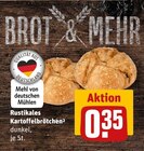 Aktuelles Rustikales Kartoffelbrötchen Angebot bei REWE in Fürth ab 0,35 €