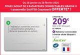 Radiateur connectable à inertie sèche Sibayak II - SAUTER - Mr.Bricolage à Cergy Radiateur connectable à inertie sèche Sibayak II - SAUTER en promo chez Mr.Bricolage Cergy à 209,00 €
