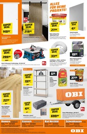Holz im OBI Prospekt in Mühlhausen Aktueller OBI Prospekt mit Holz, "SUPER DEALS IM AUGUST!", Seite 4