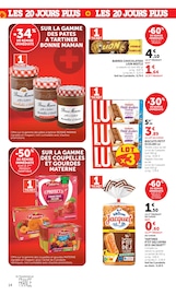Promos Barre Chocolatée dans le catalogue "U Express" de U Express à la page 14 Promos Barre Chocolatée dans le catalogue "U Express" de U Express à la page 14