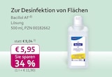 Bacillol AF bei mea - meine apotheke im Prospekt "" für 5,95 €