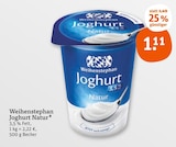 Joghurt Natur von Weihenstephan im aktuellen tegut Prospekt für 1,11 €