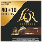 Promo Capsules Café Forza Intensité 9 à 11,31 € dans le catalogue Intermarché Express à Saint-Raphaël