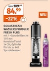 WASSERSPRUDLER FRESH PLUS im Angebot bei Müller in Göppingen WASSERSPRUDLER FRESH PLUS Angebote von SODASTREAM bei Müller Göppingen für 84,99 €