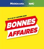Catalogue Micromania Zing "Bonnes affaires", 1 pages, à Saint-Denis, 06/01/2020 - 27/01/2020 Prospectus Micromania Zing "Bonnes affaires", 1 pages, à Saint-Denis, 06/01/2020 - 27/01/2020
