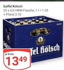 Gaffel Kölsch im Angebot bei GLOBUS in Kerpen Gaffel Kölsch Angebote von Gaffel Kölsch bei GLOBUS Kerpen für 13,49 €