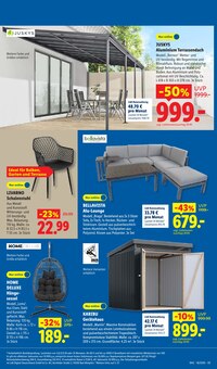 Gartensitzmöbel im Lidl Prospekt "LIDL LOHNT SICH" mit 68 Seiten (Mannheim)