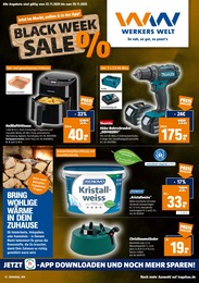 Werkers Welt Prospekt für Neustadt: "BLACK WEEK SALE", 8 Seiten, 22.11.2025 - 29.11.2025