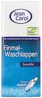 Einmal-Waschlappen im Angebot bei Rossmann in Jena Einmal-Waschlappen Angebote von Jean Carol bei Rossmann Jena für 1,29 €