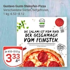 Aktuelles Steinofen-Pizza Angebot bei GLOBUS in Duisburg ab 3,33 €