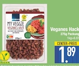 Aktuelles Veganes Hack Angebot bei E center in Augsburg ab 1,89 €