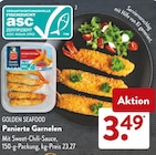 Panierte Garnelen Angebote von Golden Seafood bei ALDI SÜD Aschaffenburg für 3,49 €