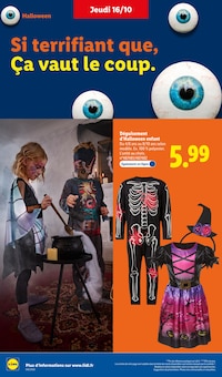 Promotion Carnaval dans le prospectus Lidl, valable du 16/10/2025 au 22/10/2025 Promo Carnaval dans le catalogue Lidl du moment à la page 24