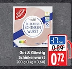 EDEKA - Schinkenwurst Angebot im Prospekt Schinkenwurst bei EDEKA im Prospekt "" für 0,72 €