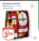 Winterbier Angebote von Warsteiner bei GLOBUS Plauen für 3,29 €