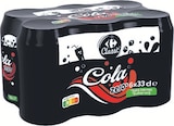 LE 2ÈME À -30% SUR LES PACKS DE 6 BOÎTES 33 CL DE COLA STANDARD OU ZÉRO CARREFOUR CLASSIC’ - CARREFOUR CLASSIC’ - Supermarchés Match à Tourcoing LE 2ÈME À -30% SUR LES PACKS DE 6 BOÎTES 33 CL DE COLA STANDARD OU ZÉRO CARREFOUR CLASSIC’ - CARREFOUR CLASSIC’ en promo chez Supermarchés Match Tourcoing