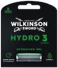 Hydro 3 Rasierklingen Angebote von Wilkinson Sword bei Rossmann Hannover für 9,99 €