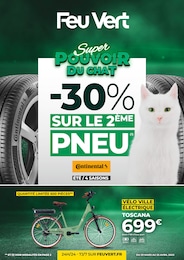 Prospectus Feu Vert à Augny, "Super POUVOIR DU CHAT ", 1 page, 29/03/2023 - 25/04/2023