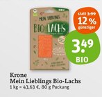 Mein Lieblings Bio-Lachs im Angebot bei tegut in Offenbach Mein Lieblings Bio-Lachs Angebote von Krone bei tegut Offenbach für 3,49 €