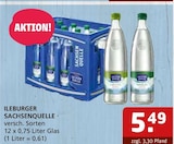 Mineralwasser Angebote von ILEBURGER SACHSENQUELLE bei Getränke Quelle WVG Magdeburg für 5,49 €