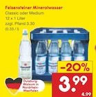 Aktuelles Mineralwasser Angebot bei Netto Marken-Discount in Leverkusen ab 3,99 €