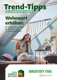 Baustoff Mill Prospekt "Trend-Tipps für die energetische Sanierung" für Marktheidenfeld, 39 Seiten, 16.10.2026 - 25.10.2026