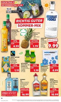 Gin im Kaufland Prospekt "KNÜLLER" mit 60 Seiten (Halle (Saale))