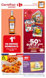Promos Chocolat De Noël dans le catalogue "Carrefour market" de Carrefour Market Chocolat De Noël en promo dans le catalogue Carrefour Market à la page 1