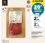 Jambon de Bayonne IGP Label Rouge - U Saveurs à 2,39 € dans le catalogue U Express