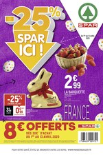 Catalogue Spar "-25% Spar ici !", 12 pages, à Rosny-sous-Bois, 01/04/2020 - 13/04/2020 Prospectus Spar "-25% Spar ici !", 12 pages, à Rosny-sous-Bois, 01/04/2020 - 13/04/2020