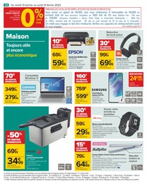 Prix et réduction Imprimante dans le prospectus Carrefour en cours Offre Imprimante dans le catalogue Carrefour du moment à la page 34