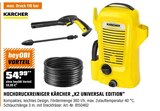 HOCHDRUCKREINIGER „K2 UNIVERSAL EDITION“ Angebote von KÄRCHER bei OBI Bornheim für 59,99 €