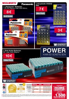 Batterie Angebot im Woolworth Prospekt, gültig von 05.11.2025 bis 11.11.2025 Batterie Angebot im aktuellen Woolworth Prospekt auf Seite 34
