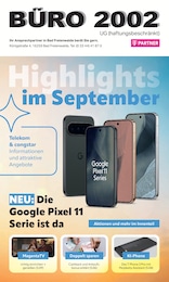 BÜRO 2002 UG Prospekt für Eberswalde mit 12 Seiten BÜRO 2002 UG Prospekt "Highlights im September" für Eberswalde, 12 Seiten, 01.09.2026 - 29.09.2026