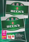 Aktuelle Becks Angebote bei Marktkauf in Paderborn Aktuelles Beck's Pils, Blue Alkoholfrei Angebot bei Marktkauf in Paderborn ab 9,99 €