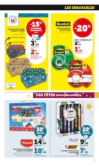 Promotion Papier Cadeau dans le prospectus Super U, valable du 09/12/2025 au 24/12/2025 Promo Papier Cadeau dans le catalogue Super U du moment à la page 7