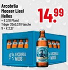 Mooser Liesl Helles im Trinkgut Prospekt Mooser Liesl Helles von Arcobräu im aktuellen Trinkgut Prospekt für 14,99 €