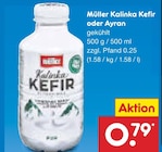 Kalinka Kefir oder Ayran von Müller im aktuellen Netto Marken-Discount Prospekt
