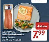 Lachsforellenfiletseite von GOLDEN SEAFOOD im aktuellen ALDI SÜD Prospekt