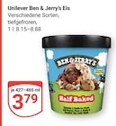 Eis von Unilever Ben & Jerry’s für 3,79 € bei GLOBUS im Angebot Eis von Unilever Ben & Jerry’s im aktuellen GLOBUS Prospekt