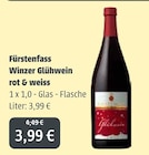 Aktuelles Winzer Glühwein rot & weiss Angebot bei GetränkeLAND Mayer in Dresden ab 3,99 €