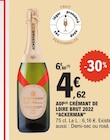 Aop crémant de loire brut 2022 - ACKERMAN dans le catalogue E.Leclerc