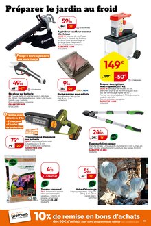 Promotion Escabeau dans le prospectus Weldom, valable du 15/10/2025 au 11/11/2025 Promo Escabeau dans le catalogue Weldom du moment à la page 11
