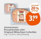 Aktuelles Pizzaleberkäs oder Original Münchner Leberkäs Angebot bei tegut in Nürnberg ab 3,99 €